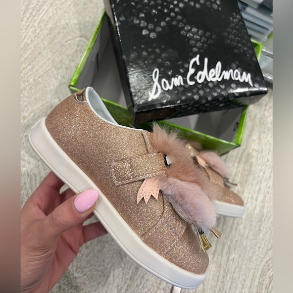 Sam Edelman Other - Sam Edelman Liv Ovee Faux for Monster Sneaker - Rose Gold